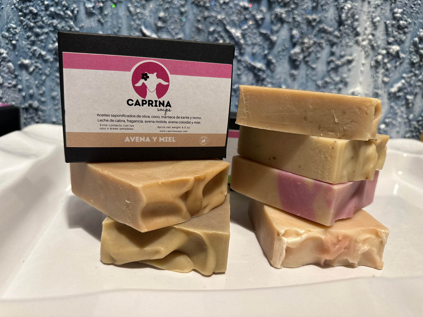 Jabón Leche de Cabra Avena y Miel